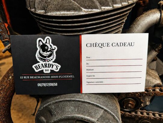 Le chèque cadeau Beardy's